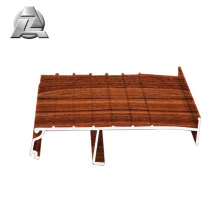 wood grain aluminum door bar threshold extrusion profile